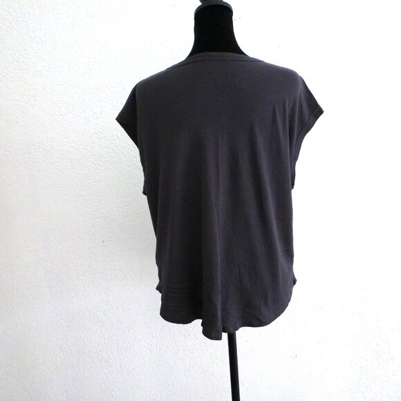 Gray tank top, with shiny studded eagle design - Picture 6 of 8